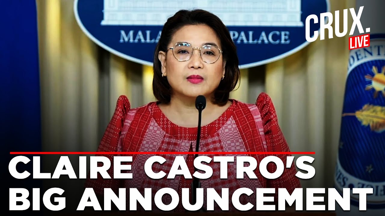 Philippines LIVE | President Marcos Aide Claire Castro Breaks Silence On Justice Secretary Role