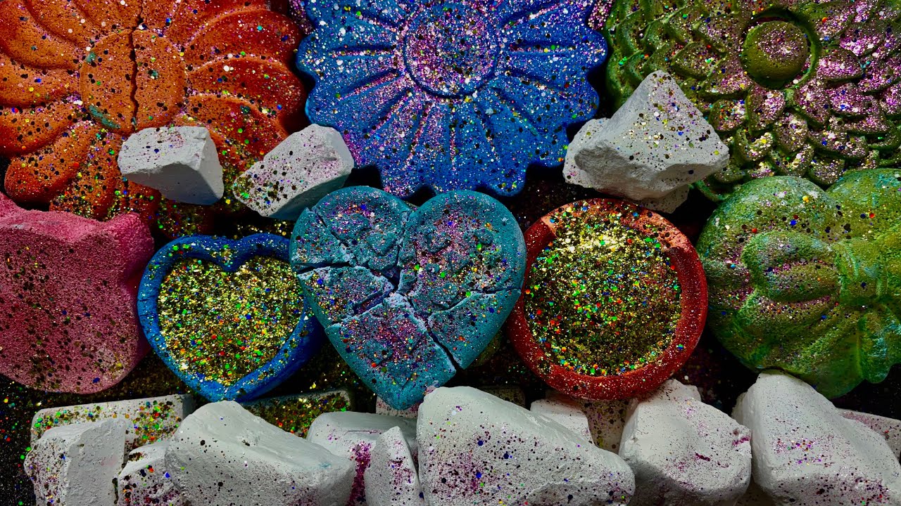 Satisfying rainbow homemade gymchalk crush 