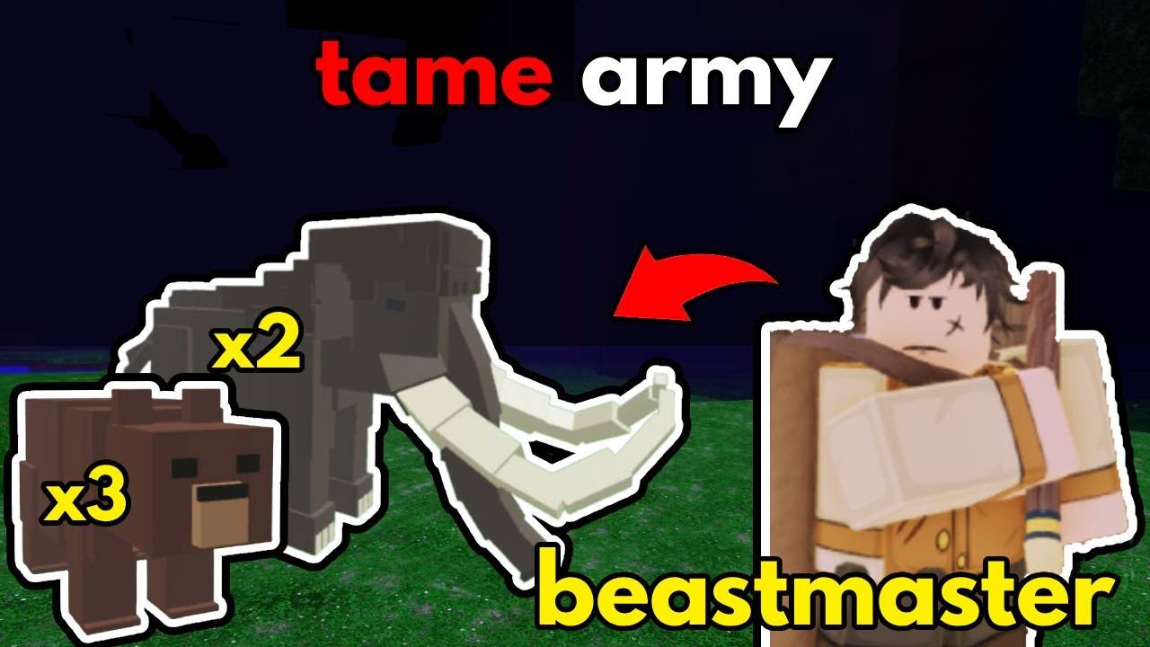 Taming STRONGEST ANIMAL ARMY as BEASTMASTER in 99 Nights