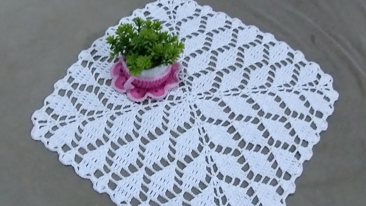 TOALHINHA DE CROCHÊ INFINITA VÍDEO PARA CANHOTO#semprecirculo#helenagonçalves