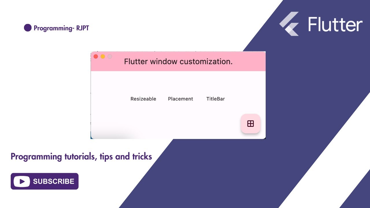 Flutter Desktop: Customizing Windows with WindowManager