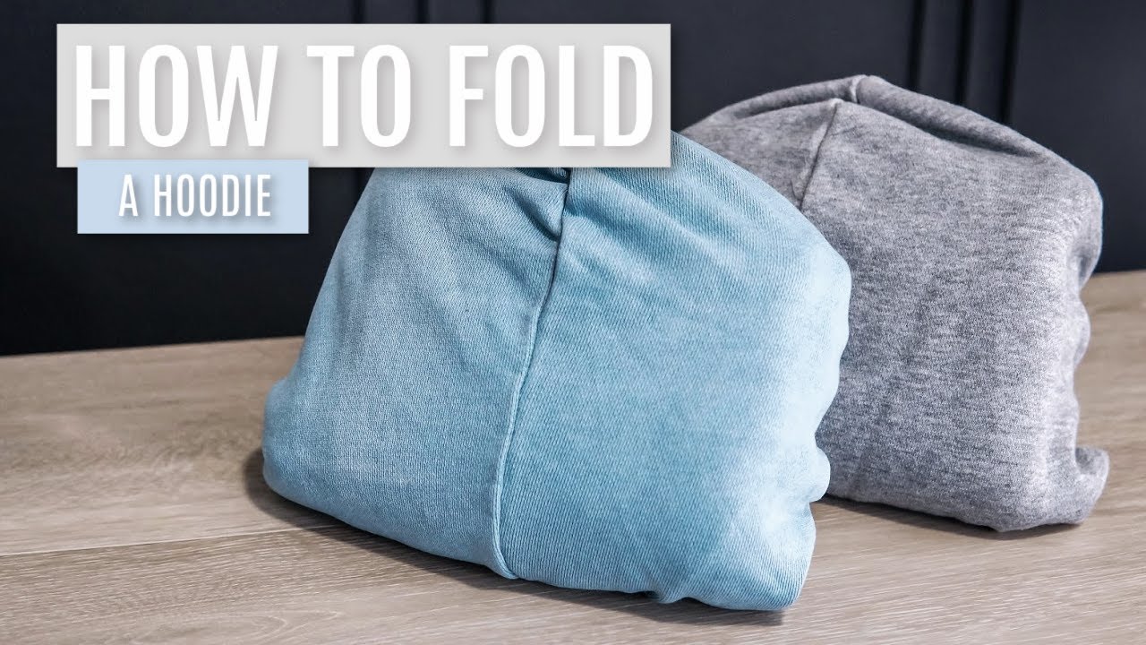 HOW TO FOLD A HOODIE | Folding with Judi