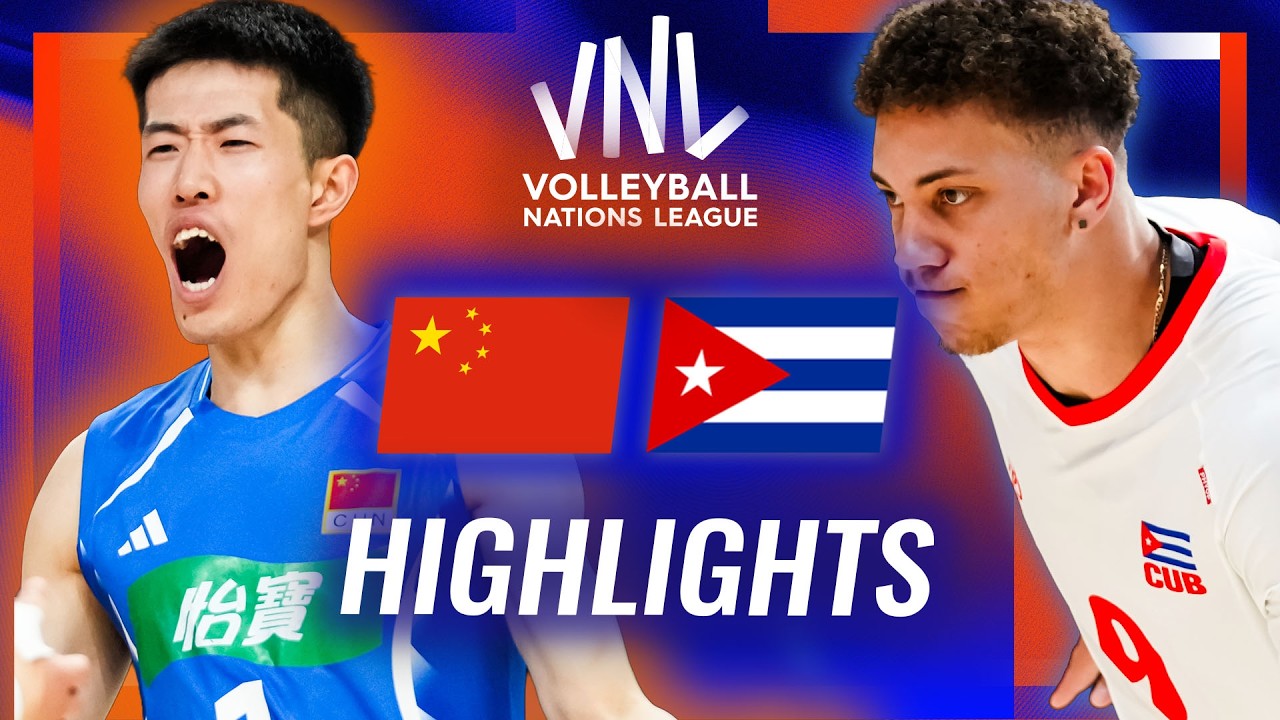 China 🇨🇳 vs. Cuba 🇨🇺 - Highlights | Week 1 | Men's VNL 2026