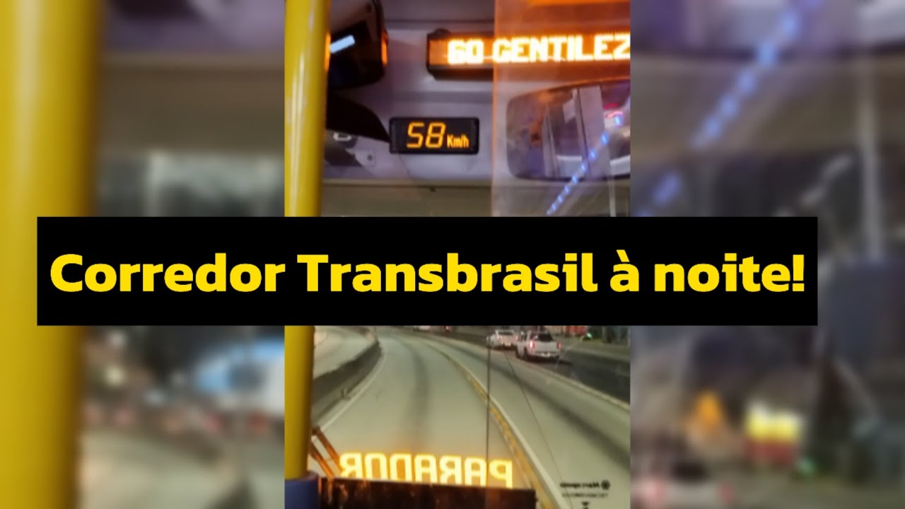 Corredor Transbrasil &agrave; noite!
