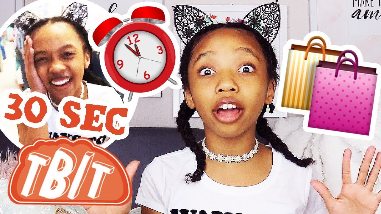 30-second Shopping CHALLENGE at Justice