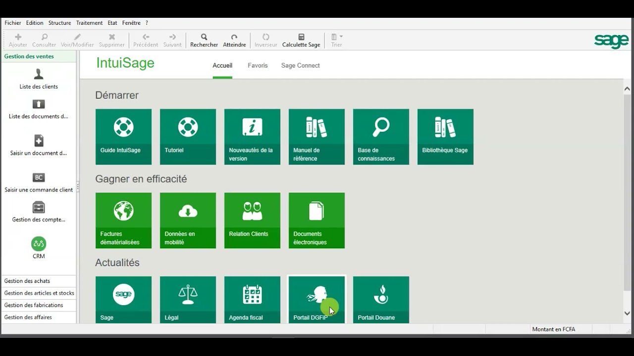 Creation de dépôt de stockage avec sage 100 Gestion Commerciale i7