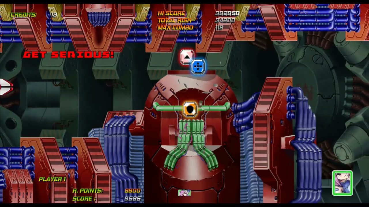 Wings of Bluestar - arcade mode Aya (normal difficulty)