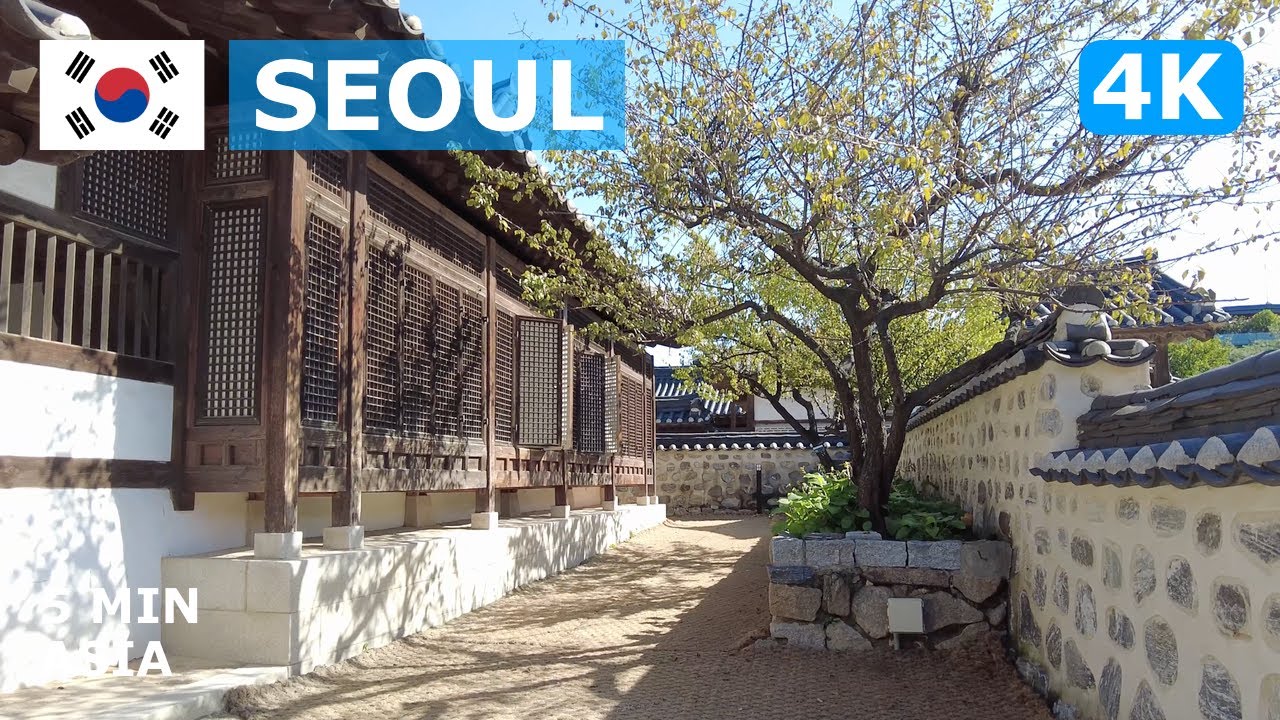 🇰🇷 South Korea - Seoul: 5 Minutes Walking Tour - 4K