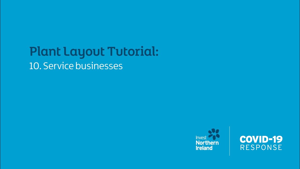 Plant Layout Tutorial - Chapter 10:  Service businesses