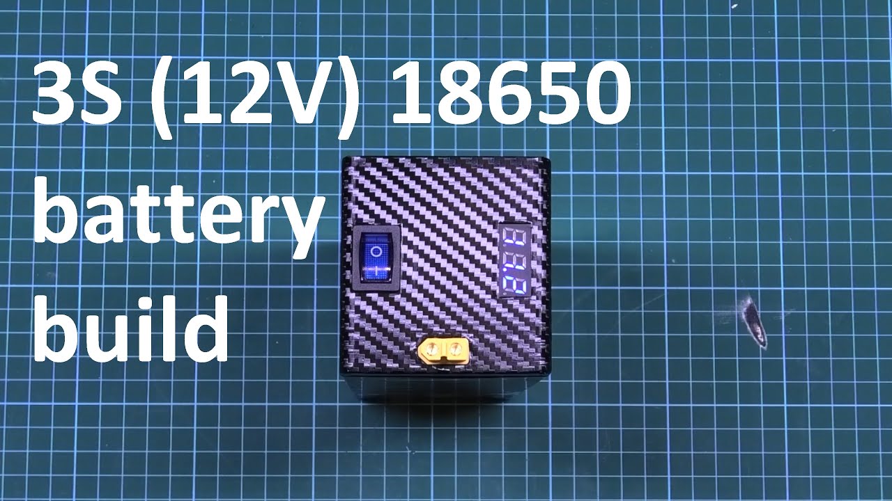 12V (3S 8P) DIY 18650 battery build instructions