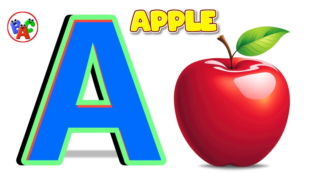 🧸 Toddlers ABC Rhymes | Fun A to Z Alphabet Phonics Song | A is for Apple 🍎