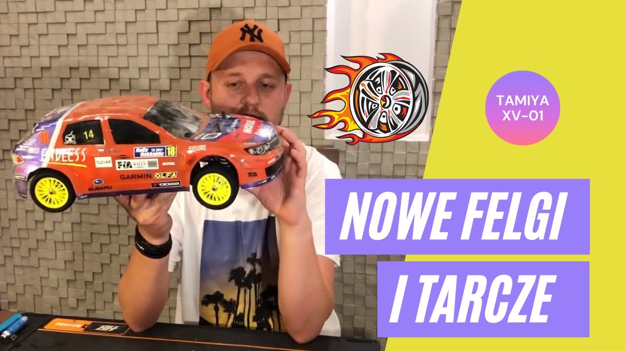 Tamiya XV-01 - Nowe felgi i Tarcze hamulcowe
