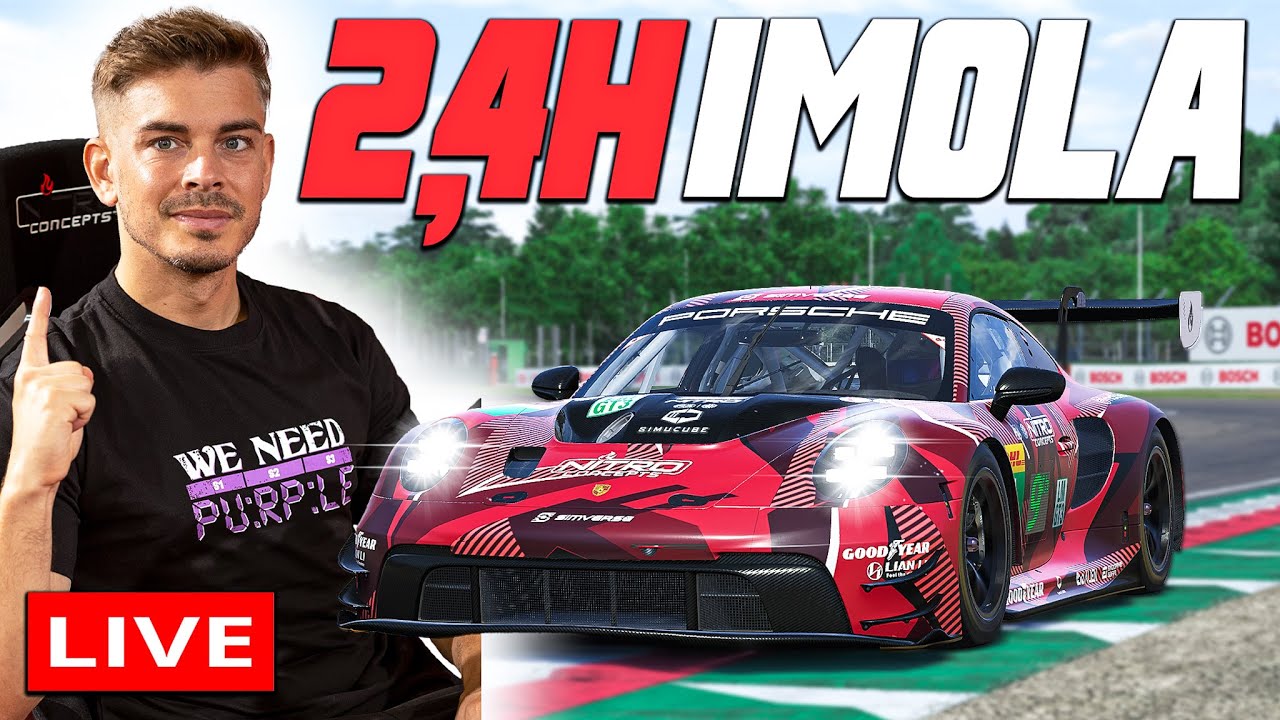 Die GT3 SUCHT kickt rein! | Wir ballern 2,4H IMOLA im PORSCHE! | LMU Top Split Racing | Mabix LIVE