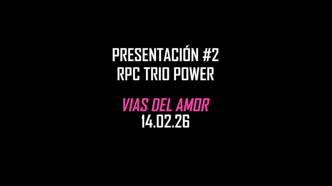RPC TRIO POWER, VIAS DEL AMOR (PRESENTACION #2 EN VIVO).