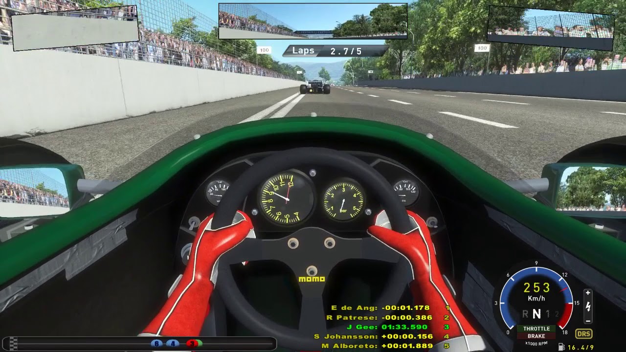 rFactor 2 - F1 1986 Benetton F186 BETA around Adelaide