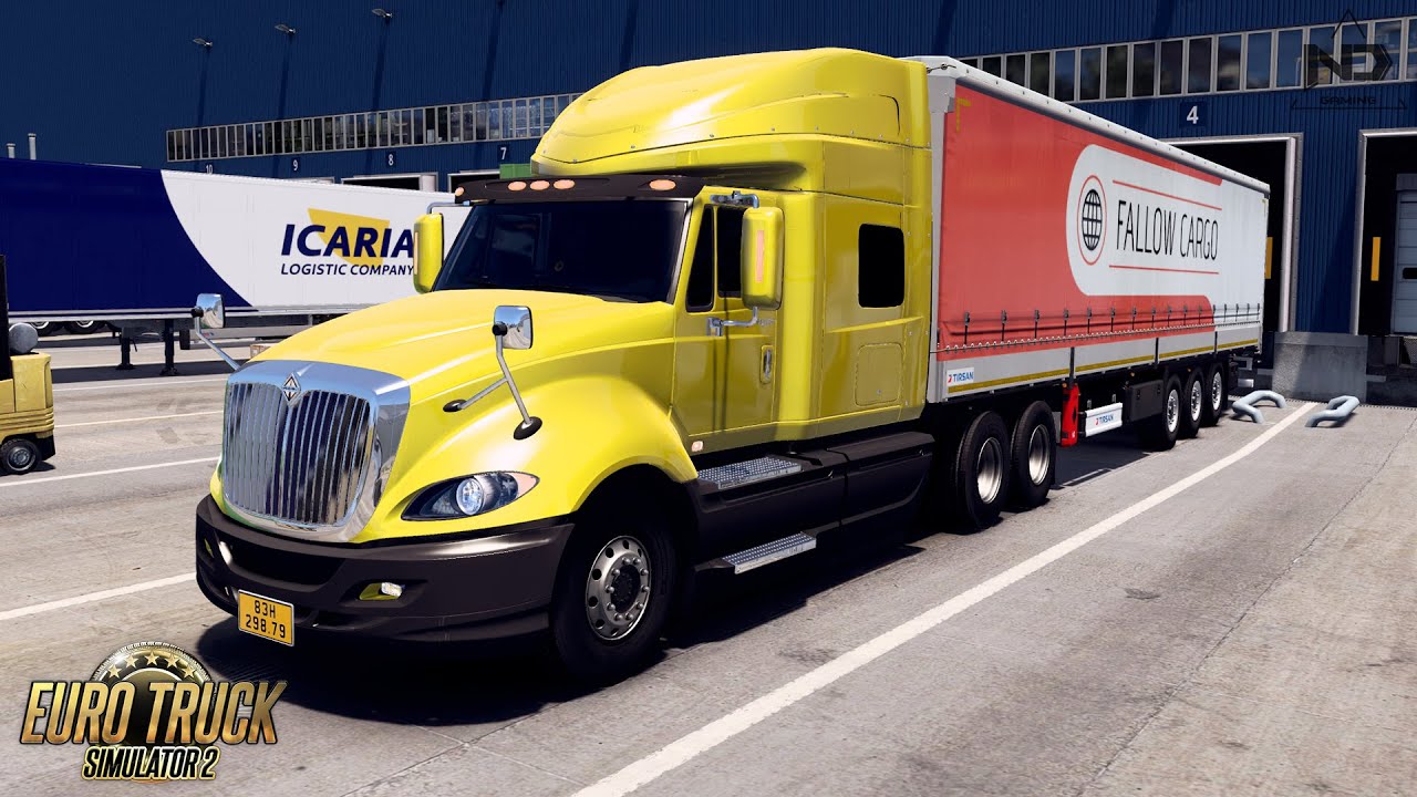 ETS2 Online - Xe Đầu Kéo Mỹ và Cung Đường Chật Hẹp Ở Hy Lạp