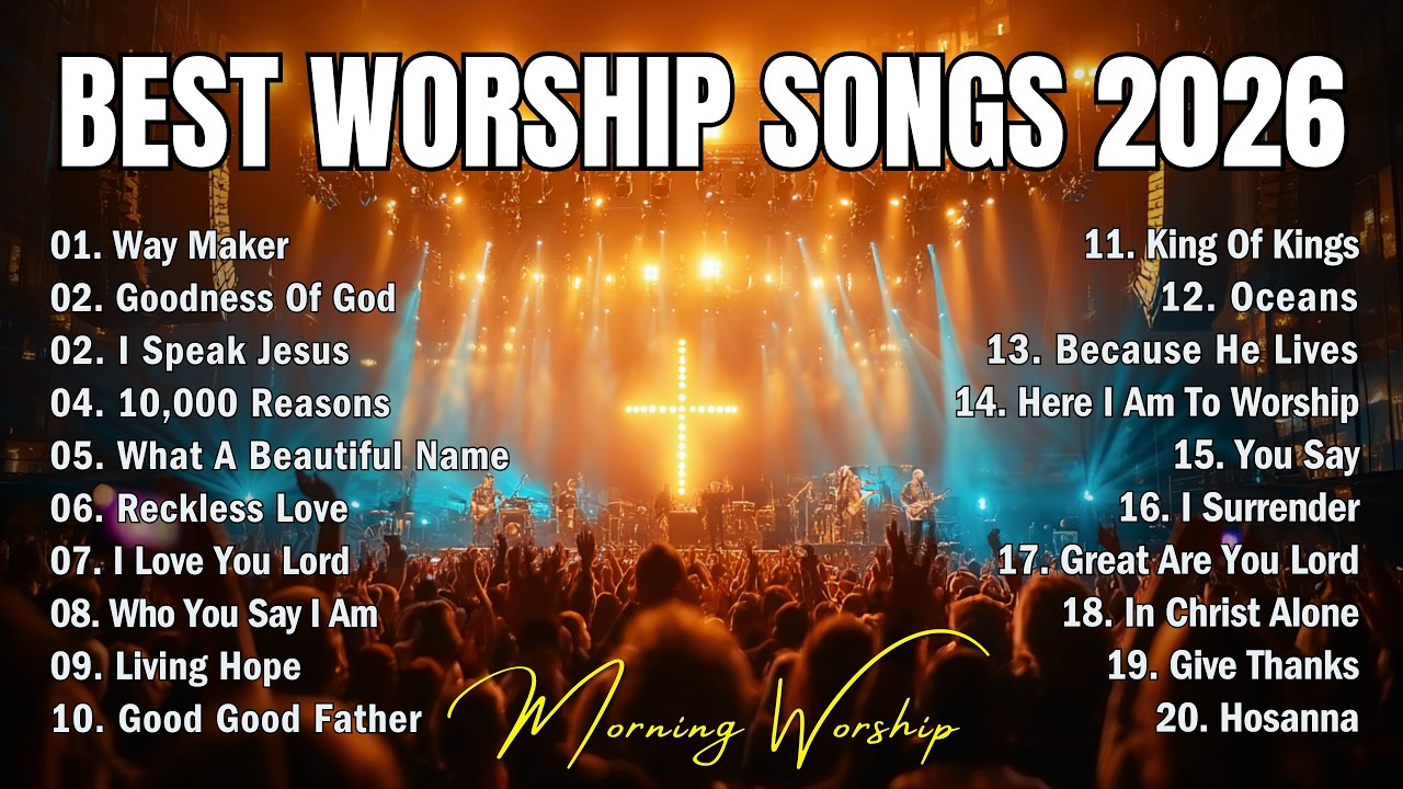 Best Worship Songs 2026 ✝️ Top Christian Praise & Gospel Music | Hillsong Worship Playlist Nonstop