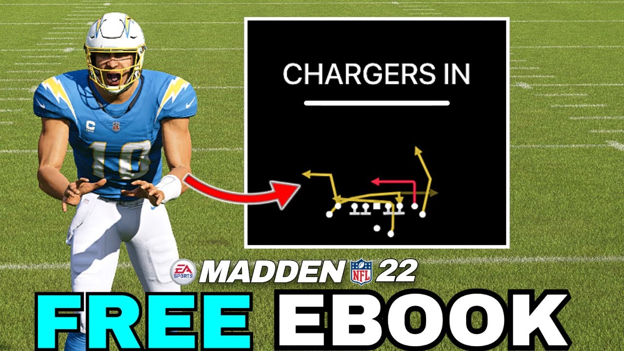 FREE Chargers Madden 22 Ebook | Money Play Series | Madden 22 Playbook Tutorial