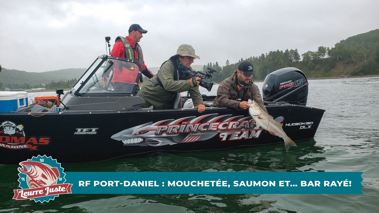 Réserve faunique de Port-Daniel : mouchetée, saumon et… bar rayé!