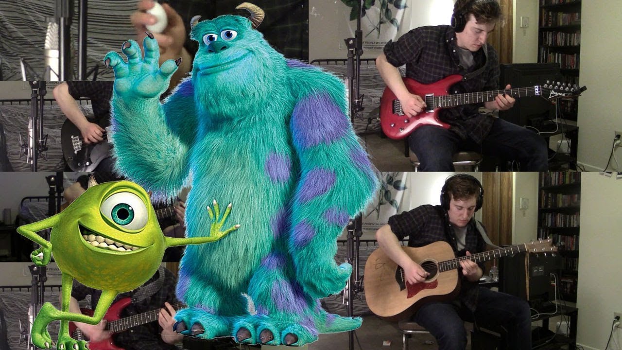 Monsters Inc. Theme --- Guitar Cover + Free Tabs {Jacob Neufeld}