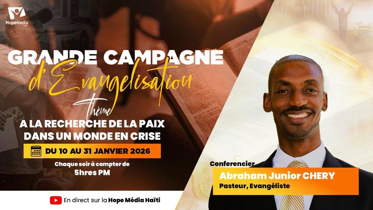 CULTE DU SABBAT 24/01/26 | ÉGLISE ADV. DU 7è JOUR GOLGOTHA DE BIZOTON | Pr. ABRAHAM JUNIOR CHÉRY