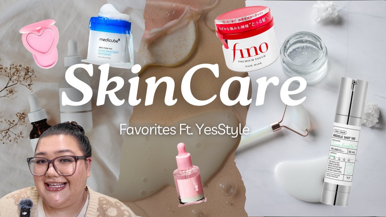 Asian Beauty Favs!!! Ft. YesStyle || Korean Skincare, Medicube, Micro-needle Serum + More!