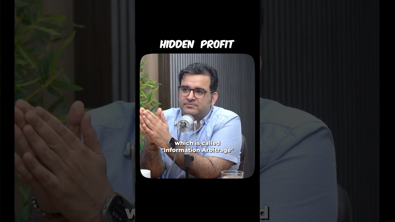 What Is Information Arbitrage? | Kushal Lodha #shorts
