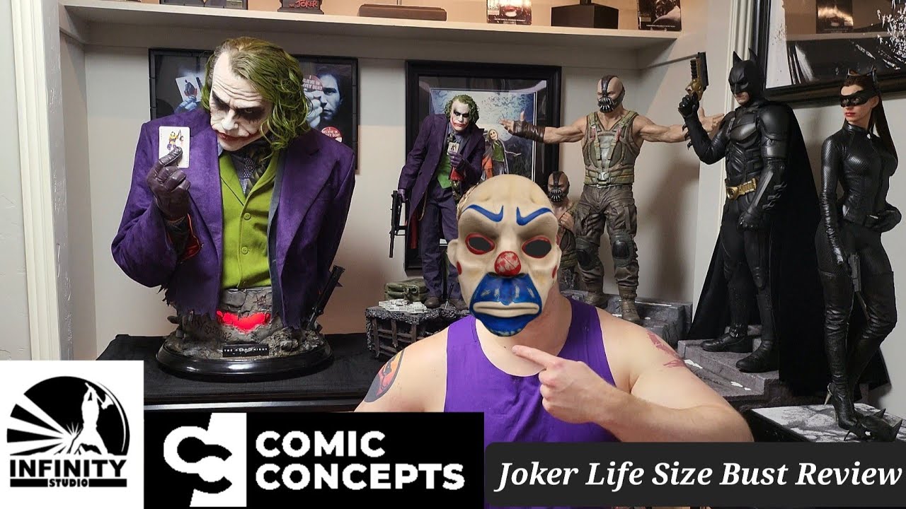 Infinity Studios: Heath Ledger Joker Life Size Silicon Bust Review