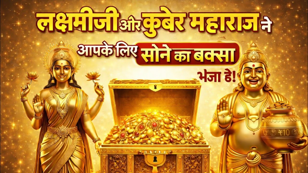 लक्ष्मीजी और कुबेर महाराज ने सोने का बक्सा भेजा हैं..🌺maa Laxmi ka sandesh 🌺