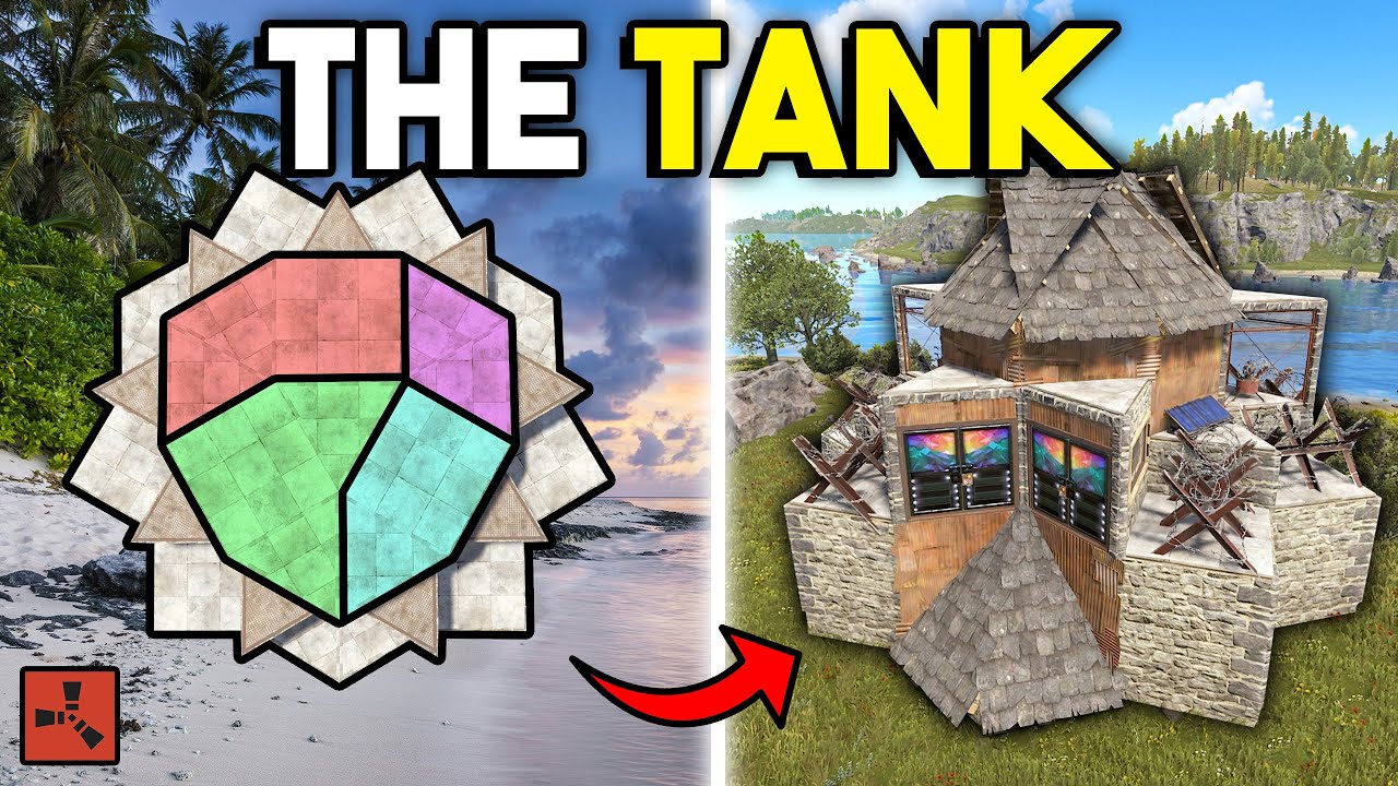 The STRONGEST Base Design in RUST - Easy Solo/Duo/Trio Base Design (2025)