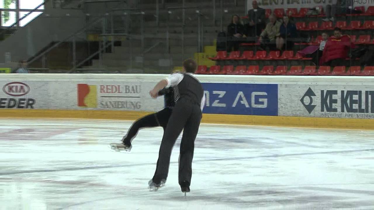 11 Julia LAVRENTIEVA / Yuri RUDYK (UKR) - ISU JGP Austria 2012 Junior Pairs Short Program