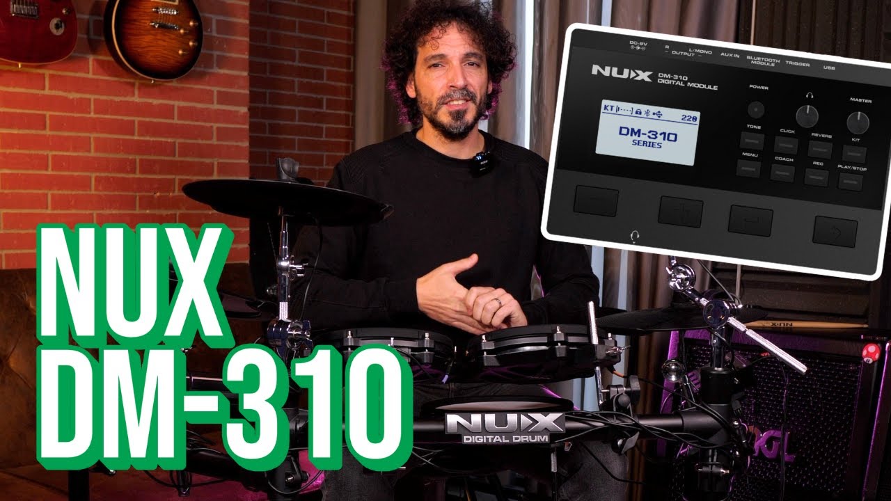 Batería electrónica COMPACTA y MEJORADA 🥁 NUX DM-310  | Review completa