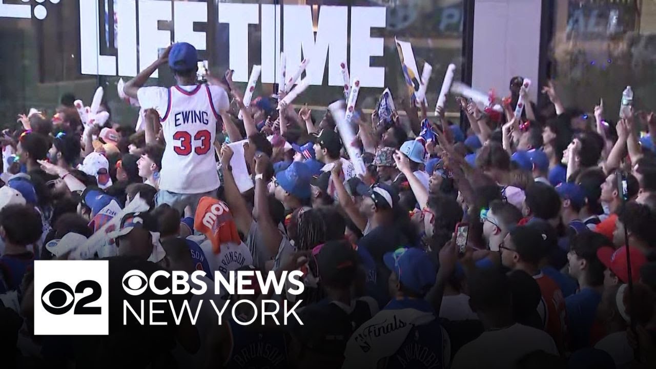 Knicks fans celebrate 2-0 NBA Finals lead as series shifts to New York