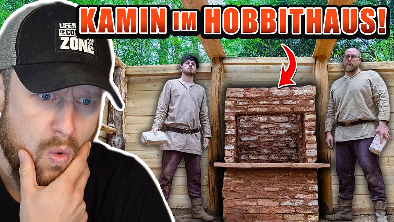 KAMIN im HOBBITHAUS?! - Naturensöhne mauern Feuerstelle selber! | Fritz Meinecke reagiert
