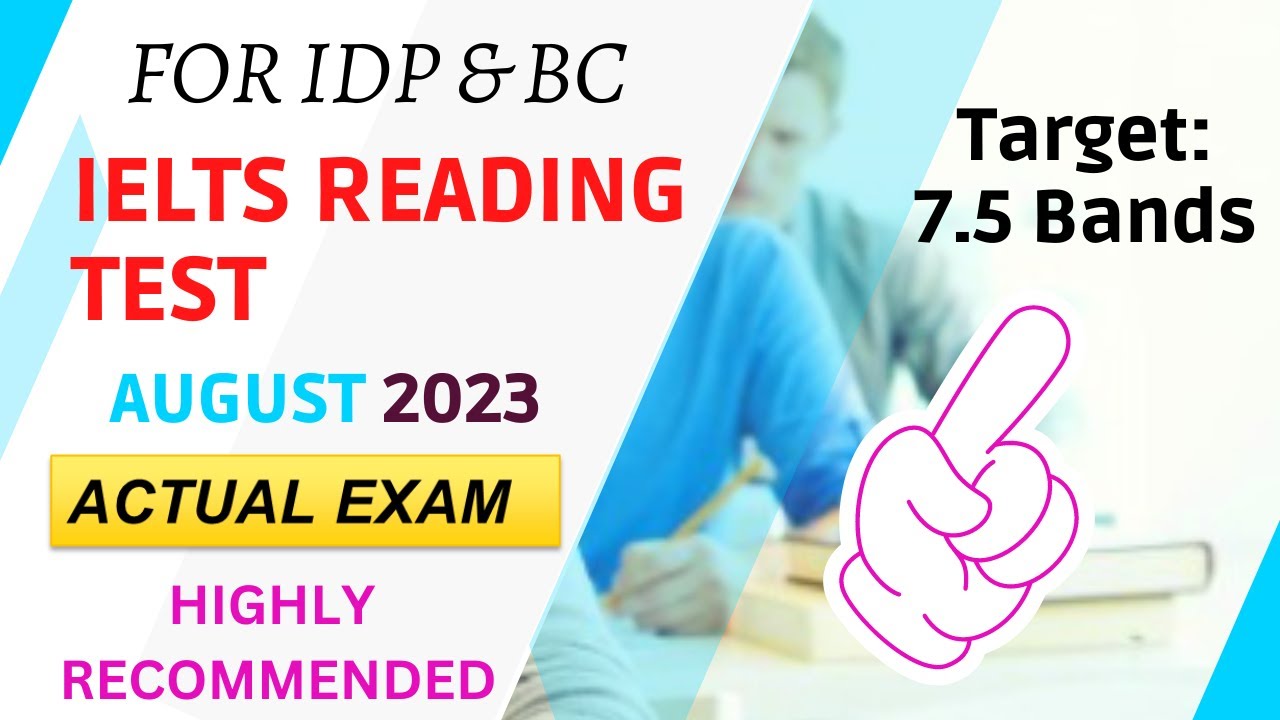 ielts reading practice test with answers | general training | august