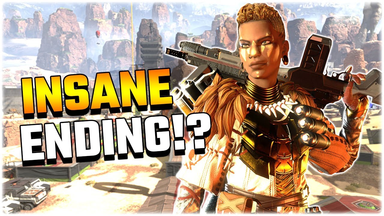 What a CRAZY Ending to this Solo Match.. (Apex Legends PS4)