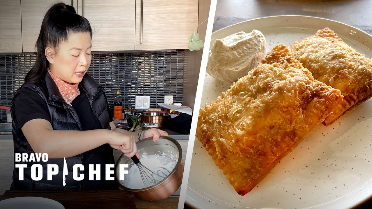 How to Cook Apple & Rhubarb Pie | Top Chef Winner Mei Lin | Tutorial