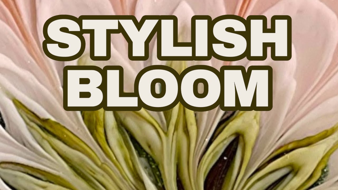 #761 EN: HOW to CREATE this STYLISH BLOOM | #resinart 