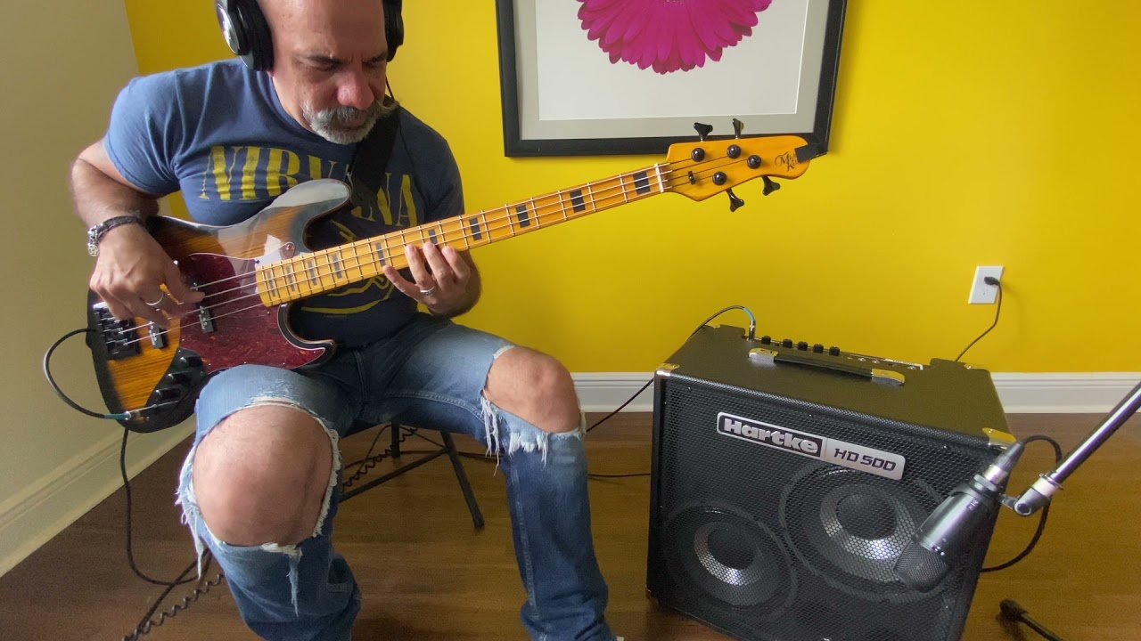 Last year with Michael Kelly Bass, Hartke Amp & Samson Mic.