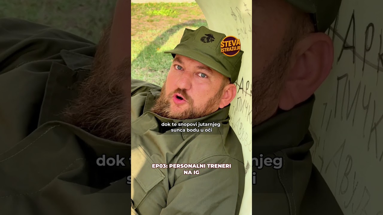 EP.03: Steva istražuje kako su nastali ONLINE PERSONALNI TRENERI? 🤣 #stevadjubre