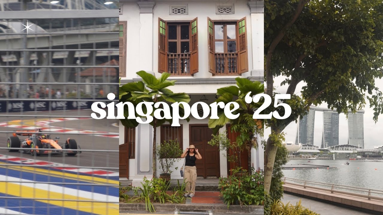 my first ever f1 race weekend! 🏁🧡 2025 singapore grand prix vlog