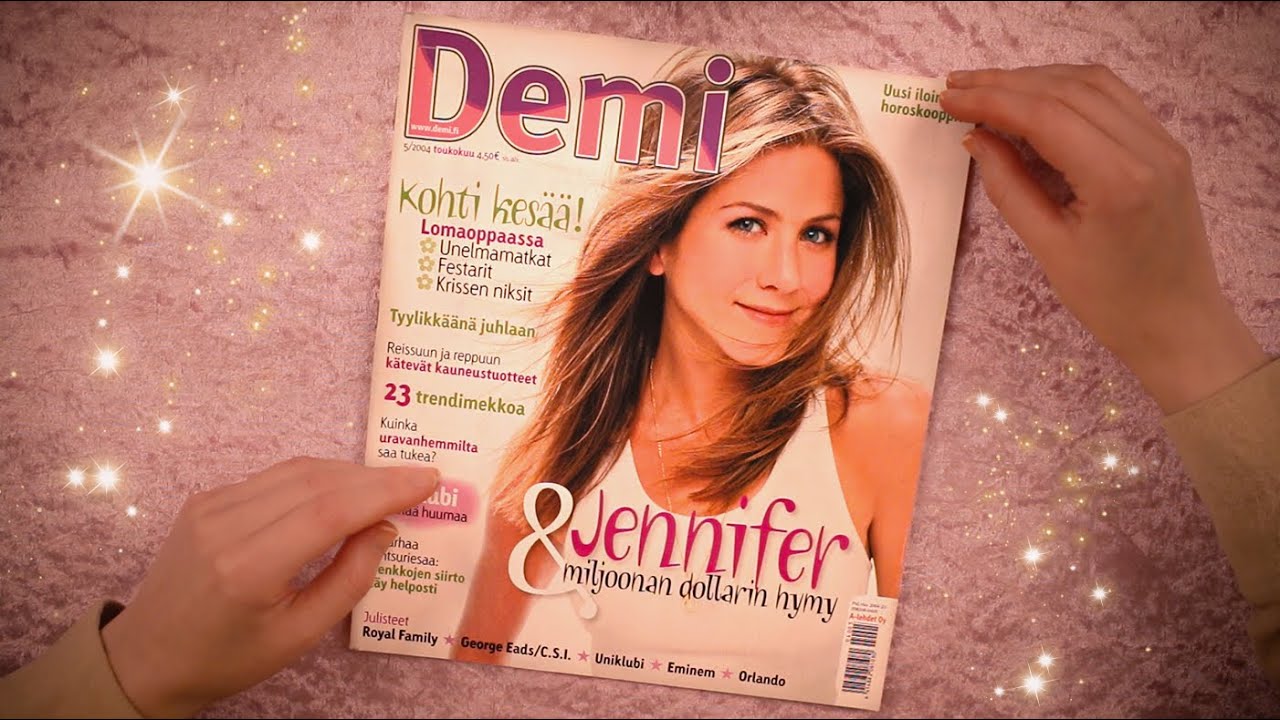 ASMR SUOMI 💗 Selataan Toukokuun 2004 Demi-lehteä
