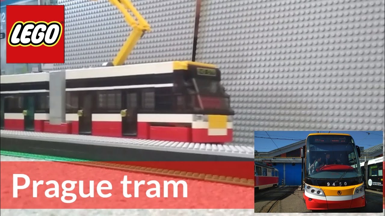 LEGO Prague tram Škoda 15T4