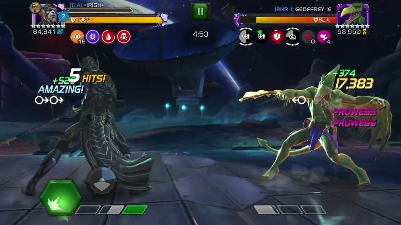 MCOC- AW Ascended Corvus war debut VS Sauron 