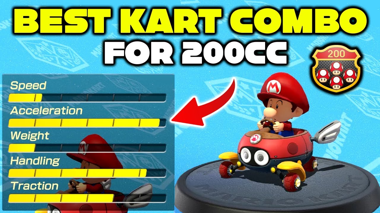 ЛУЧШАЯ конфигурация карта для 200CC — Mario Kart 8 Deluxe