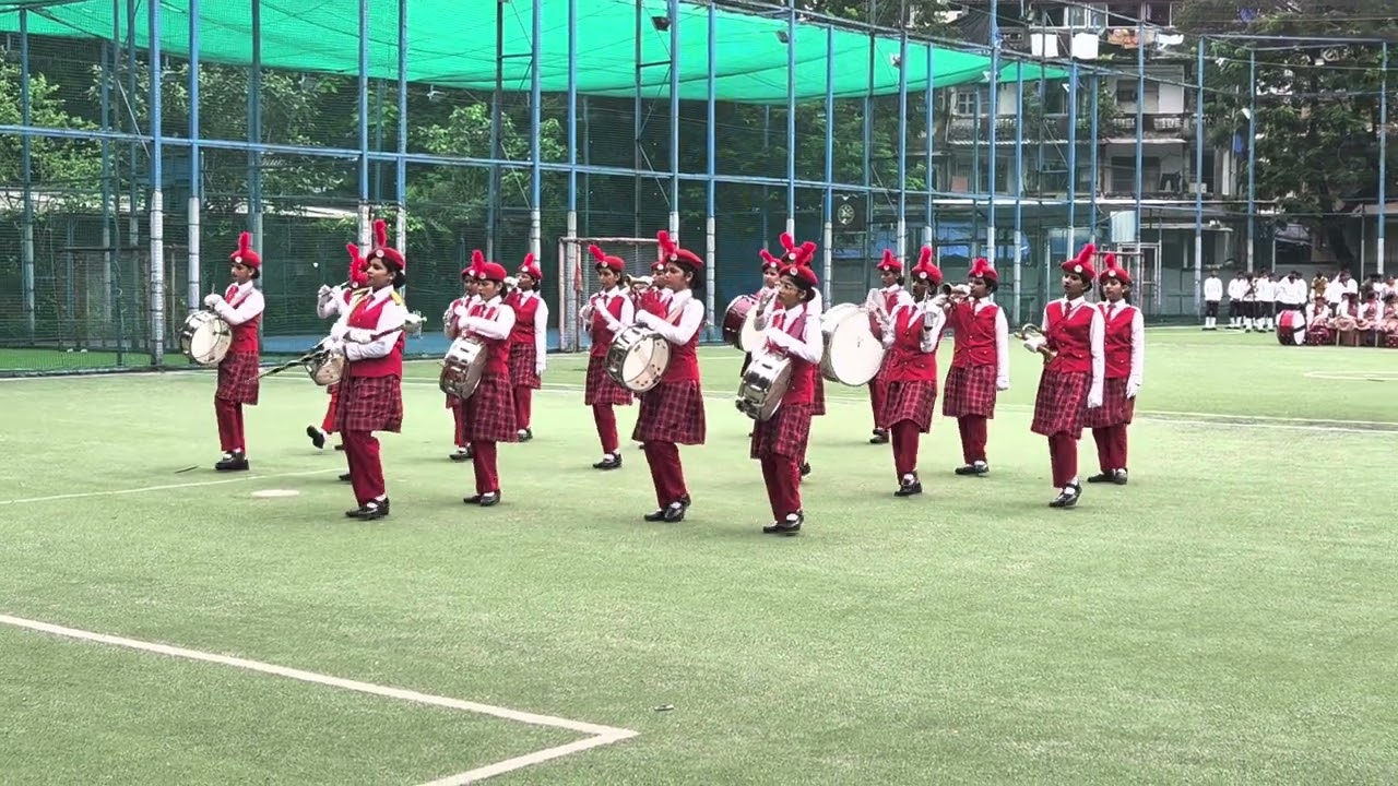Anjuman khairul islam girls madanpura performing @Gsouthmumbaischoolbandcompetetion2024