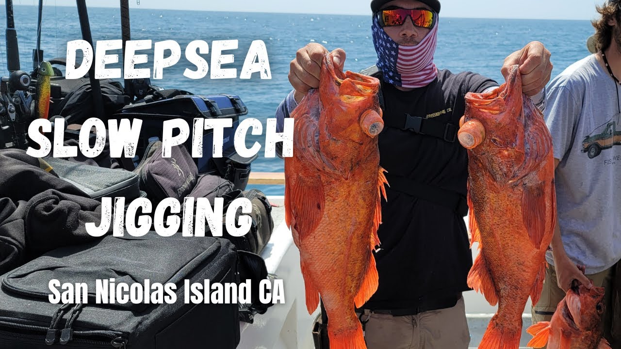 Slow Pitch Jigging San Nicolas Island | Huge Rockfish on Javelin & Submission Jigs