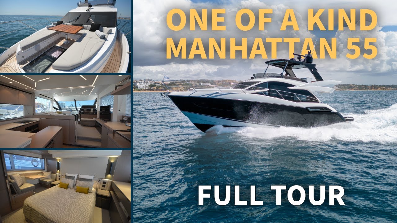 Sunseeker Manhattan 55 SIMPLY | Полное пошаговое руководство по этой потрясающей 55-футовой яхте ...