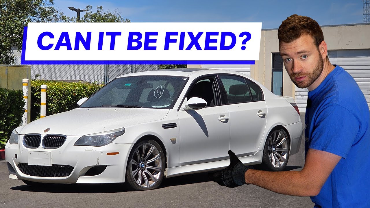Авария заблокировала этот 6-ступенчатый двигатель V10 — BMW E60 M5 — Project Fresno PT2