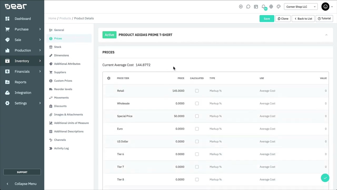 Cin7 Core - Product Management